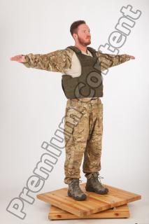 Soldier in American Army Military Uniform 0051
